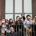 An audience gathers at the diag on Michigan campus to witness a Gangnam style flash mob on Friday. Daniel Brenner I AnnArbor.com